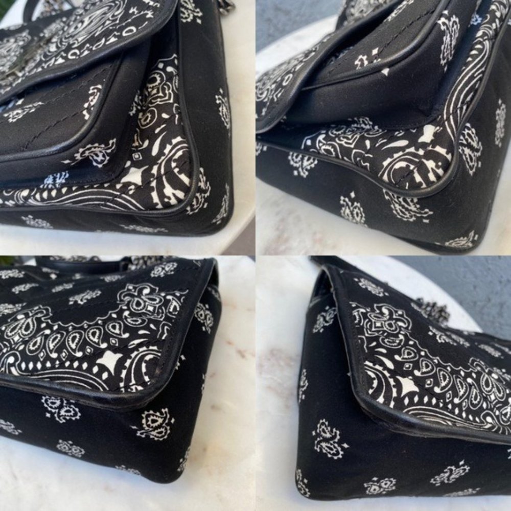 SOLD Saint Laurent YSL Medium Niki Chevron Quilted Bandana Bag - Picture 13 of 16